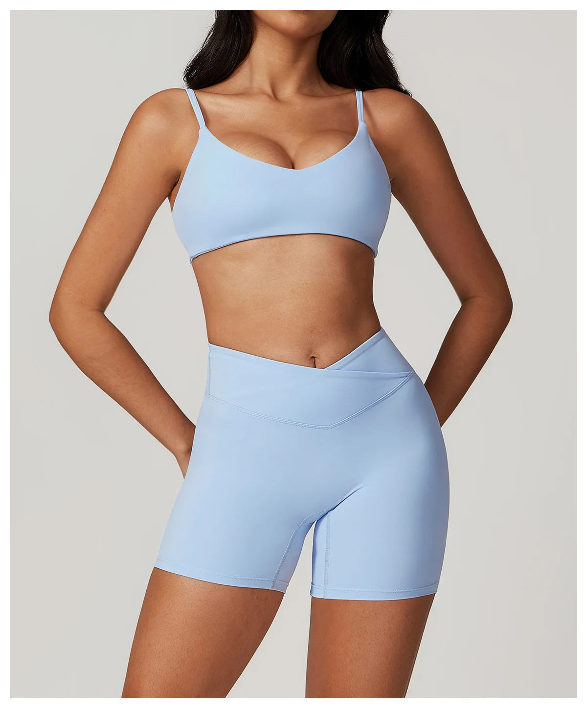 2 Pieces Yoga Set Gym Clothes Sportswear Yoga Suits For Women Fitness Short Sleeve Crop Top Tracksuits Sports Bra Gym Leggings