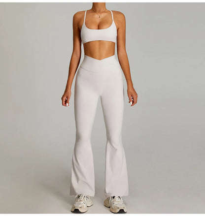 mikeyoga Women Yoga Suit 2PCS Sports Set Quick-Drying Gym Set Women Tracksuit Running Workout Short Sleeves Sports Yoga Clothing
