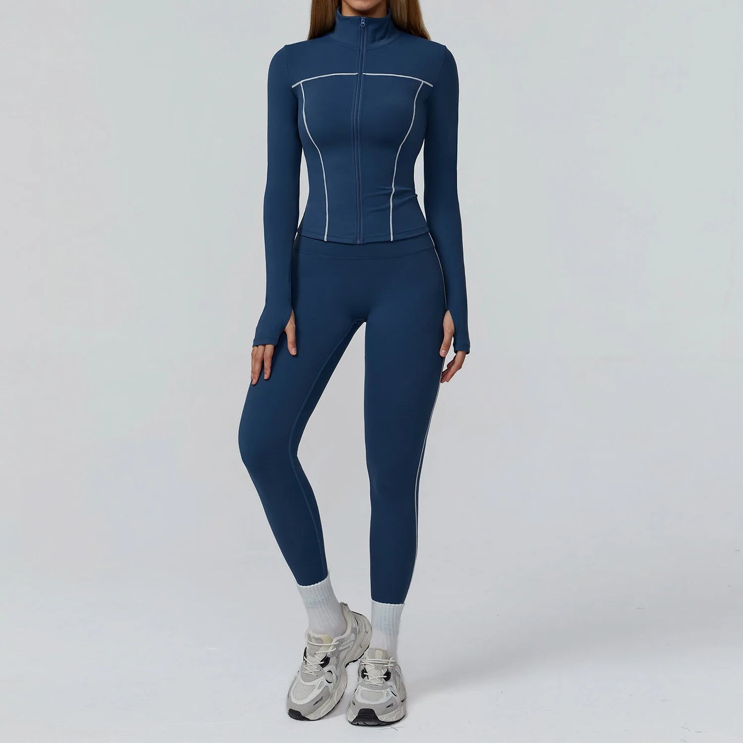 Yoga Set 2/3PCS Sports Outfits Women Clothes Fitness Tracksuit Gym Legging Workout Long Sleeved Female Bra Yoga Suit Sportswear