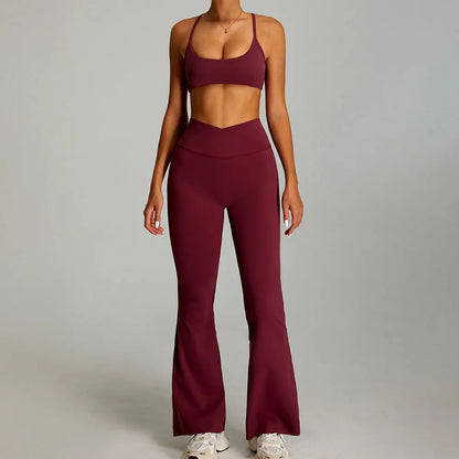 mikeyoga Women Yoga Suit 2PCS Sports Set Quick-Drying Gym Set Women Tracksuit Running Workout Short Sleeves Sports Yoga Clothing