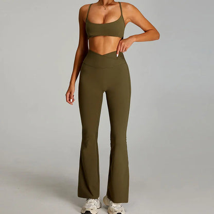 mikeyoga Women Yoga Suit 2PCS Sports Set Quick-Drying Gym Set Women Tracksuit Running Workout Short Sleeves Sports Yoga Clothing