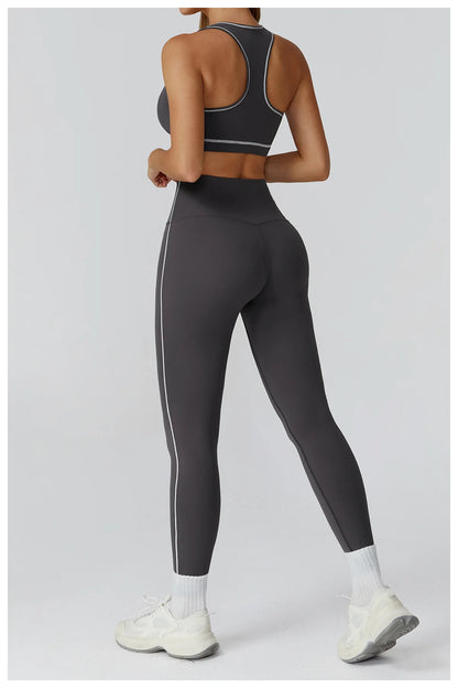 Yoga Set 2/3PCS Sports Outfits Women Clothes Fitness Tracksuit Gym Legging Workout Long Sleeved Female Bra Yoga Suit Sportswear