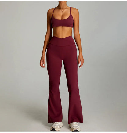 mikeyoga Women Yoga Suit 2PCS Sports Set Quick-Drying Gym Set Women Tracksuit Running Workout Short Sleeves Sports Yoga Clothing